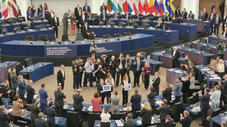 “Lo acepto con inmensa responsabilidad”, Edmundo González, Premio Sájarov 2024