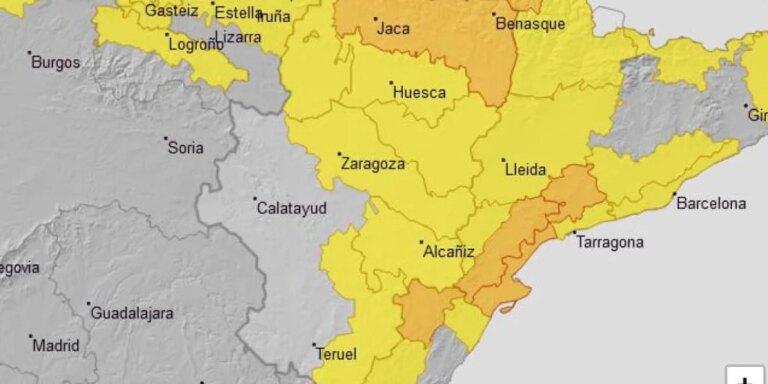 Meteorología lanza un aviso  naranja por nevadas en el Pirineo para mañana sábado 7 de diciembre