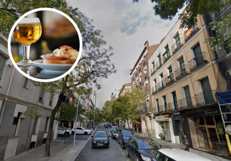 Esta es la mejor calle de Madrid para ir de tapas: más de 70 bares y un restaurante con estrella Michelin