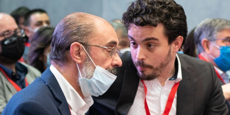 Darío Villagrasa, del sector lambanista, competirá con Pilar Alegría por el liderazgo del PSOE aragonés