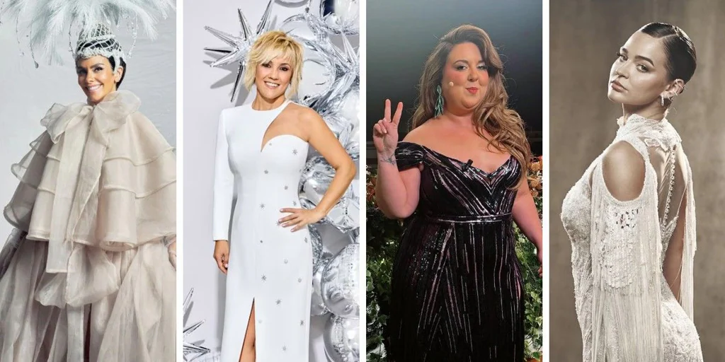 Del vestido con leche materna de Pedroche al de Lalachus y Cristina Pardo: todos los vestidos de las campanadas 2025