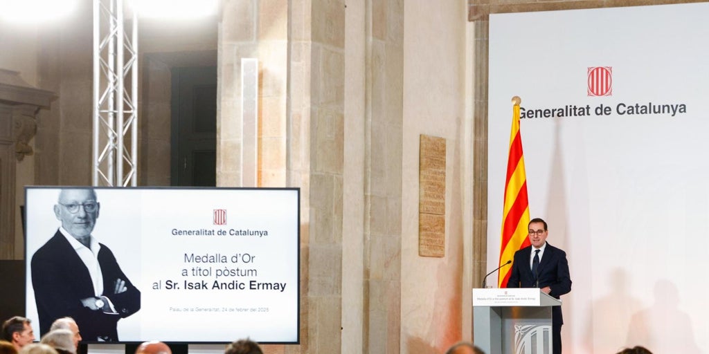 La Generalitat otorga su Medalla de Oro a título póstumo a Isak Andic