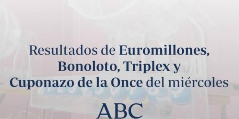 Resultados de La Bonoloto, Triplex y Cupón diario de la Once del miércoles, 5 de febrero de 2025