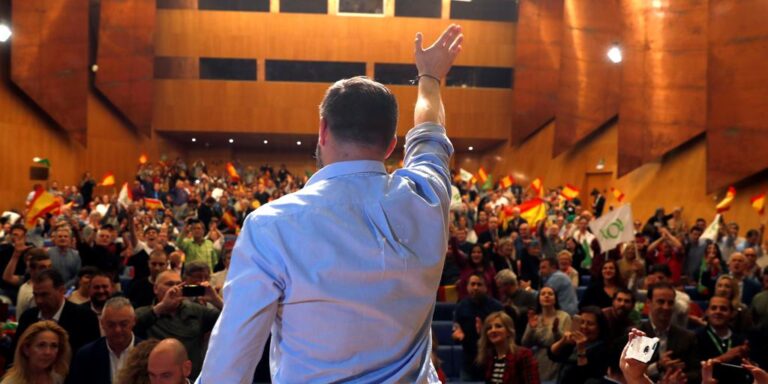 Condenadas nueve personas a entre cuatro y 10 meses de prisión por impedir un acto electoral de Vox en Bilbao en 2019