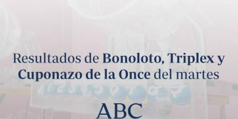 Todos los resultados de las loterías que se celebran hoy martes, 25 de marzo de 2025: Euromillones, Bonoloto, Triplex y Cuponazo de la Once