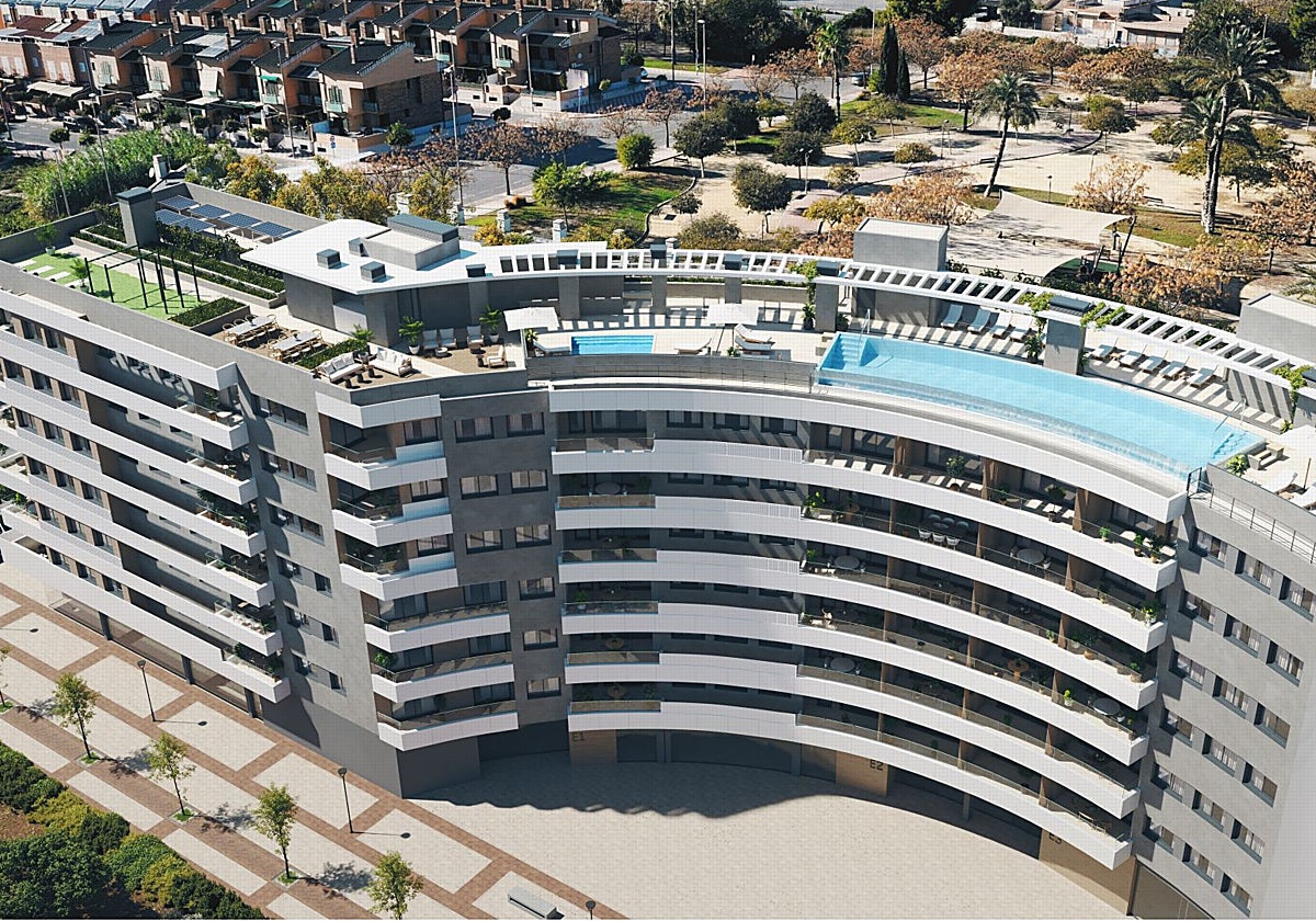 AQ Acentor prepara la entrega de sus tres promociones residenciales en Murcia
